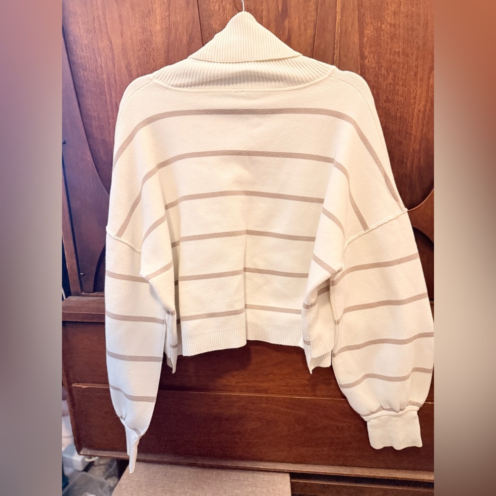 Free People Paulie Striped Turtleneck Sweater - Picture 12 of 12